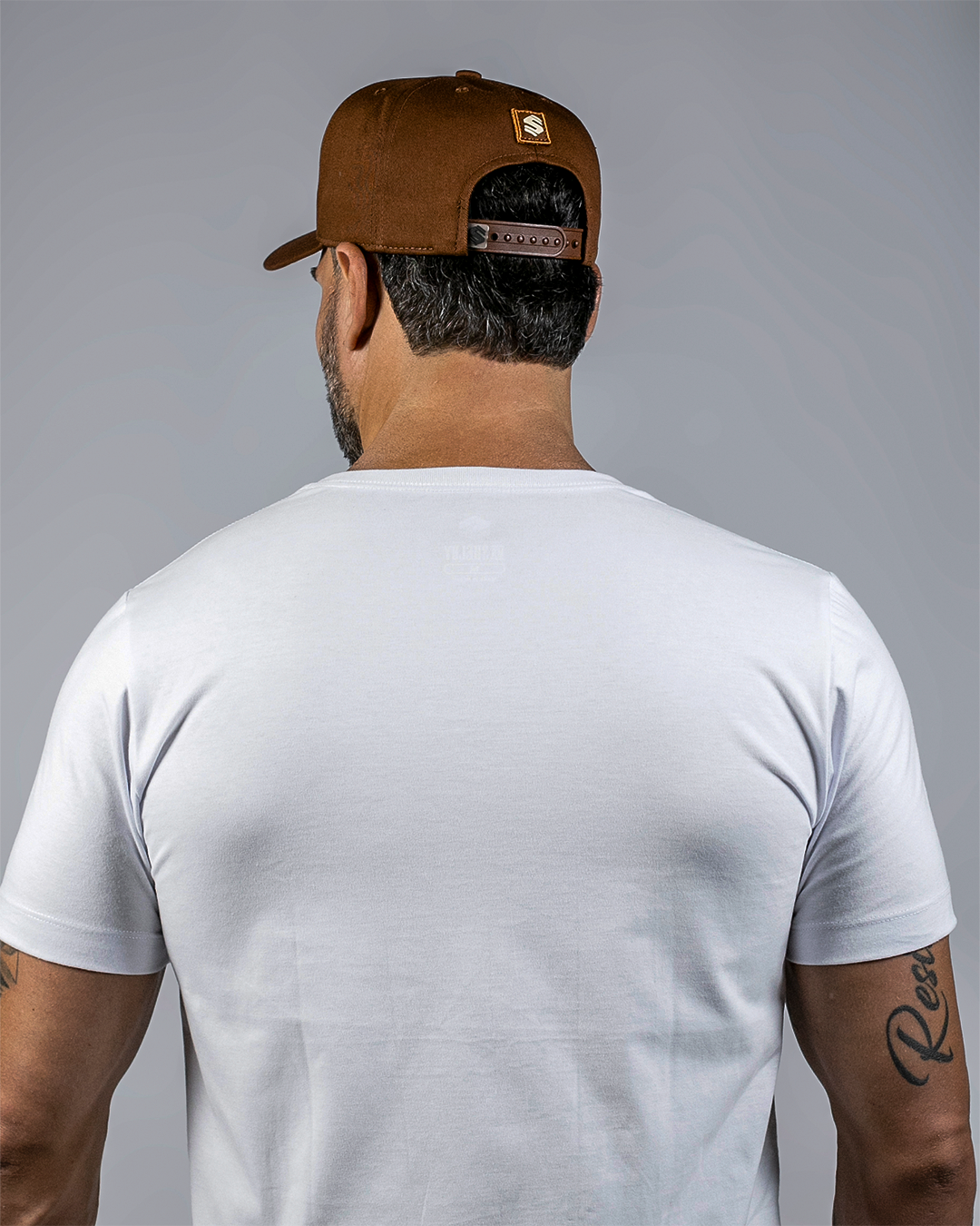 Boné Aba Curva Snapback Mr. Shelby Brasão Marrom