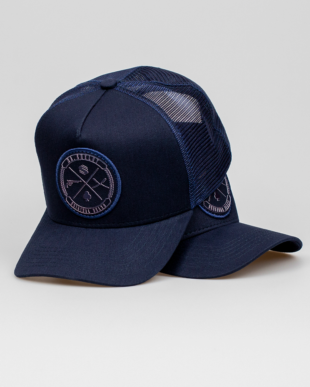 Boné Mr. Shelby Trucker Brasão All Blue