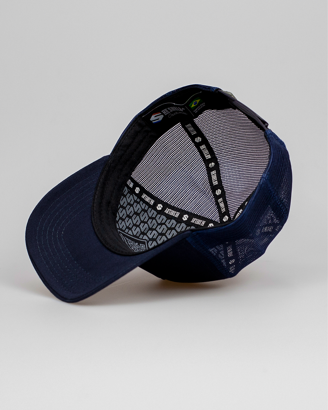 Boné Mr. Shelby Trucker Brasão All Blue