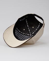 Boné Aba Curva Snapback Mr. Shelby MS-1 Bege e Marrom