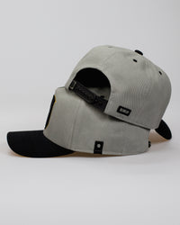 Boné Aba Curva Snapback Mr. Shelby MS-1 Cinza e Preto