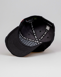 Boné Aba Curva Snapback Mr. Shelby MS-1 Preto e Vermelho