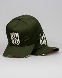 Boné Aba Curva Snapback Mr. Shelby MS-1 Destroyed Verde