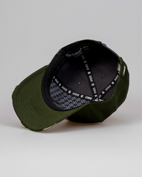 Boné Aba Curva Snapback Mr. Shelby MS-1 Destroyed Verde