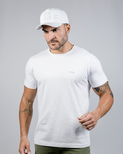 Boné Aba Curva Snapback Mr. Shelby MS-1 Destroyed All White