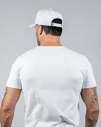 Boné Aba Curva Snapback Mr. Shelby MS-1 Destroyed All White