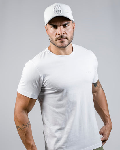 Boné Aba Curva Snapback Mr. Shelby MS-1 Destroyed All White