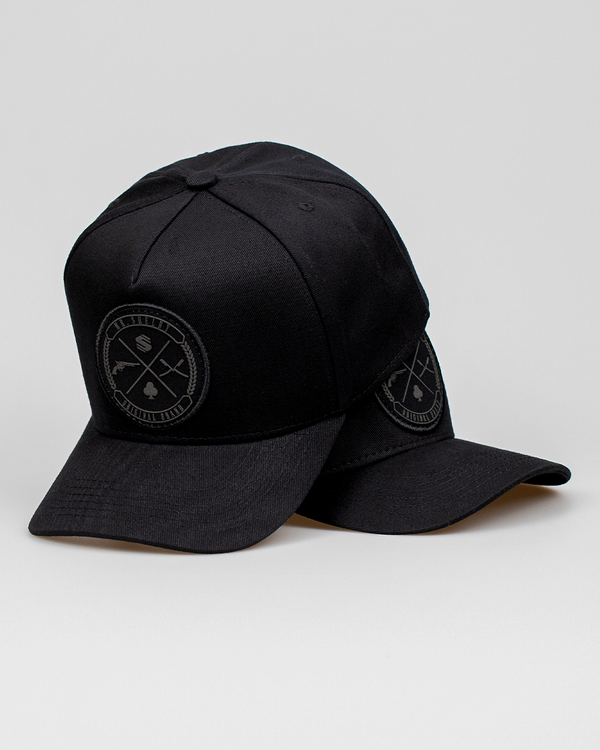 Boné Aba Curva Snapback Mr. Shelby Brasão All Black