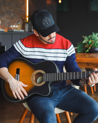 Boné Aba Curva Snapback Mr. Shelby Brasão All Black