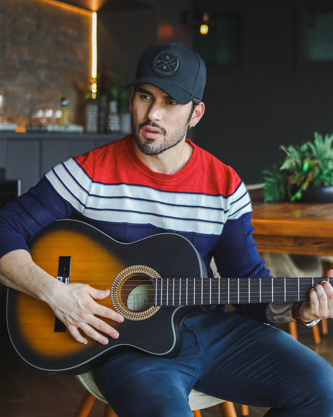 Boné Aba Curva Snapback Mr. Shelby Brasão All Black
