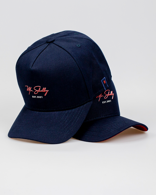 Boné Aba Curva Snapback Mr. Shelby Signature Azul