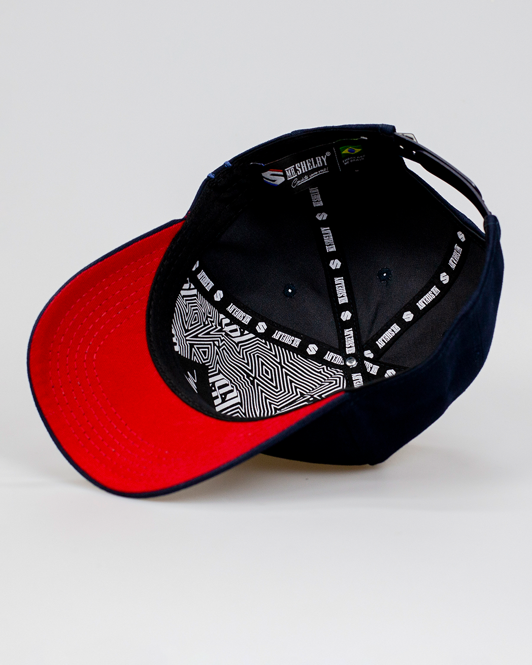 Boné Aba Curva Snapback Mr. Shelby Signature Azul