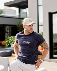 Boné Mr. Shelby Trucker Brasão All Beige