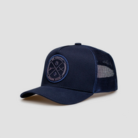 Boné Mr. Shelby Trucker Brasão All Blue
