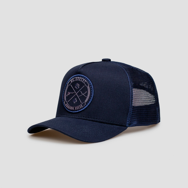 Boné Mr. Shelby Trucker Brasão All Blue