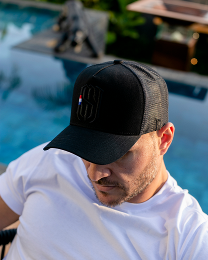 Boné Mr. Shelby Trucker MS-1 Preto