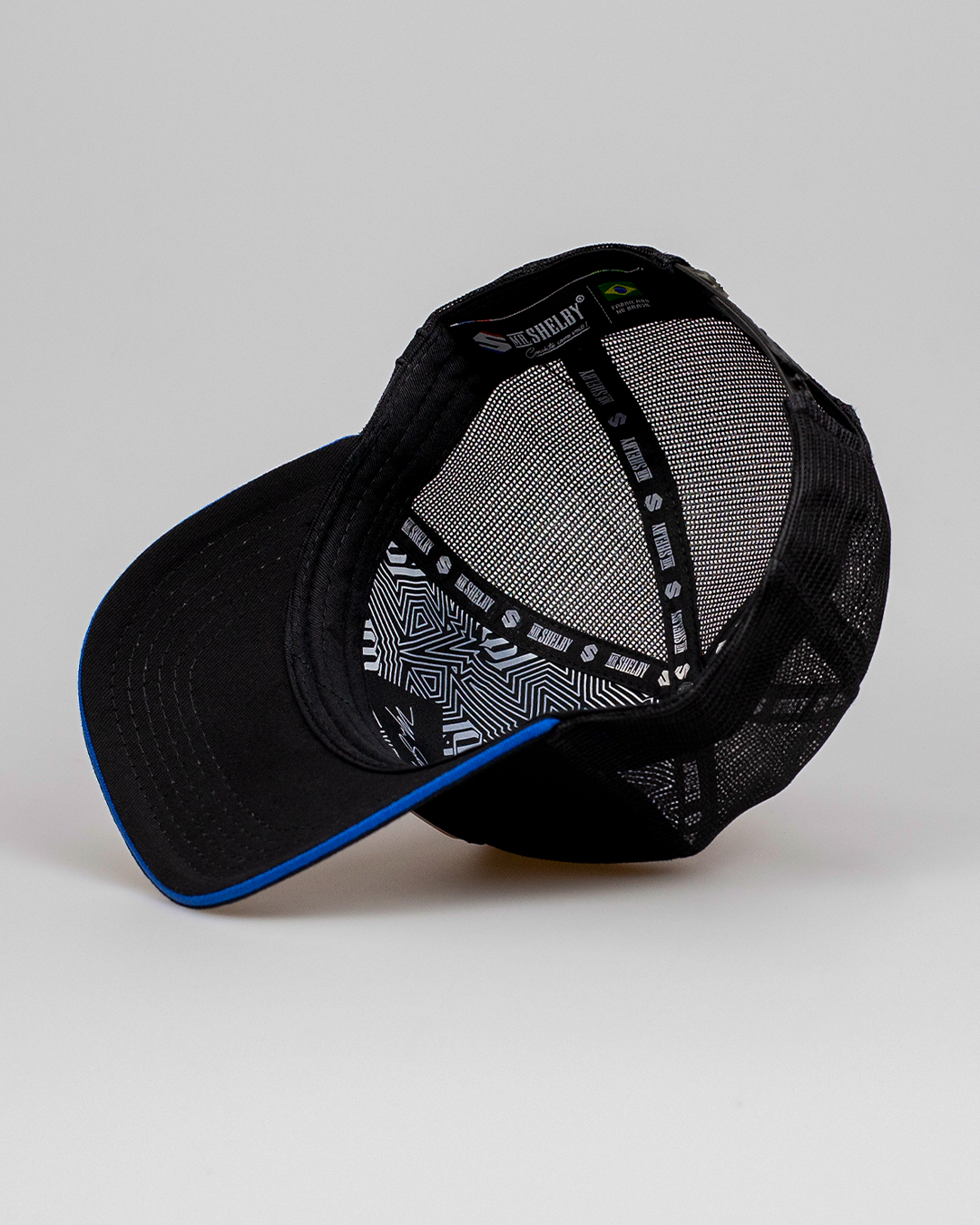 Boné Mr. Shelby Trucker Est. 2021  Preto e Dourado