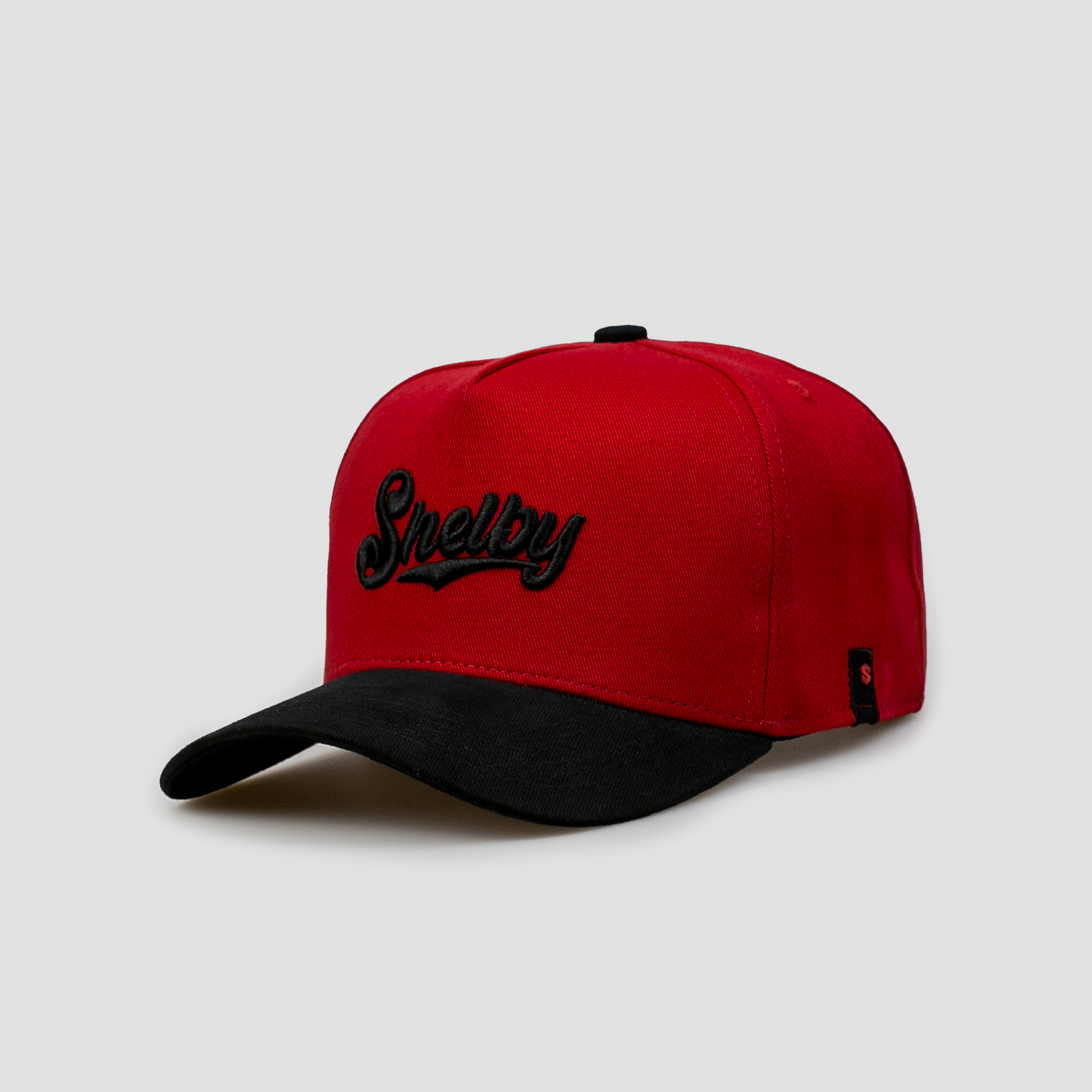 Boné Aba Curva Snapback Mr. Shelby MS-3 Vermelho e Preto