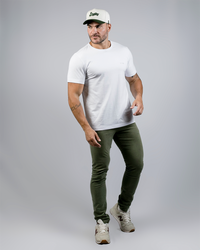 Boné Aba Curva Snapback Mr. Shelby MS-3 Off White  e Verde