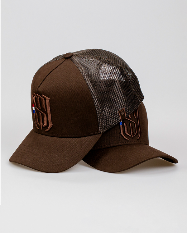 Boné Mr. Shelby Trucker MS-1 Marrom