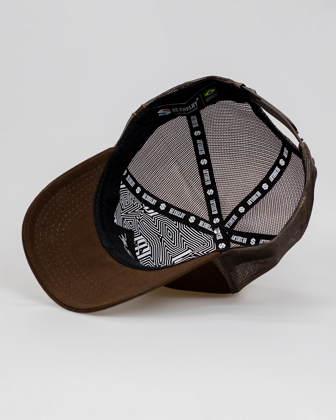 Boné Mr. Shelby Trucker MS-1 Marrom
