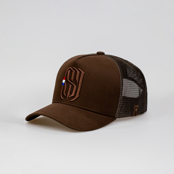 Boné Mr. Shelby Trucker MS-1 Marrom