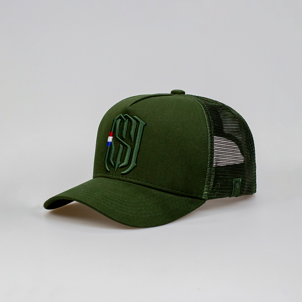 Boné Mr. Shelby Trucker MS-1 Verde