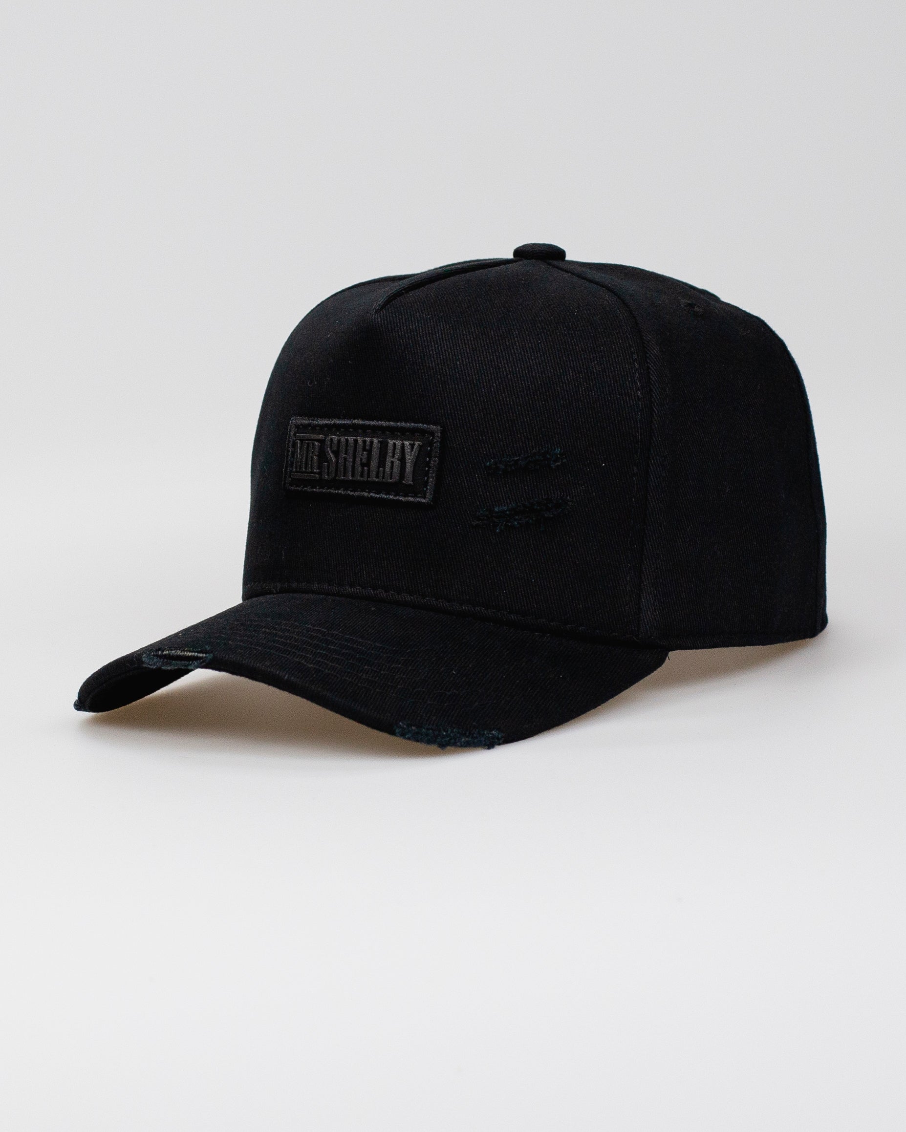 Boné Aba Curva Snapback Mr. Shelby Destroyed All Black
