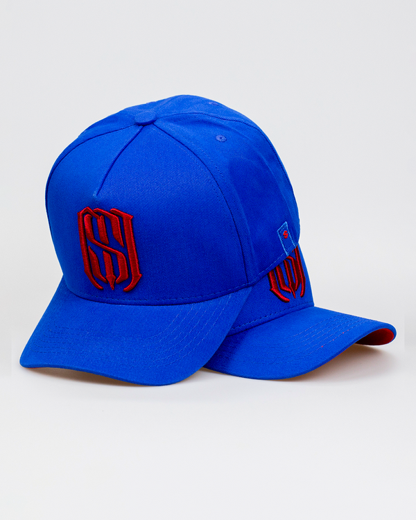 Boné Aba Curva Snapback Mr. Shelby  MS-1 Azul e Vermelho