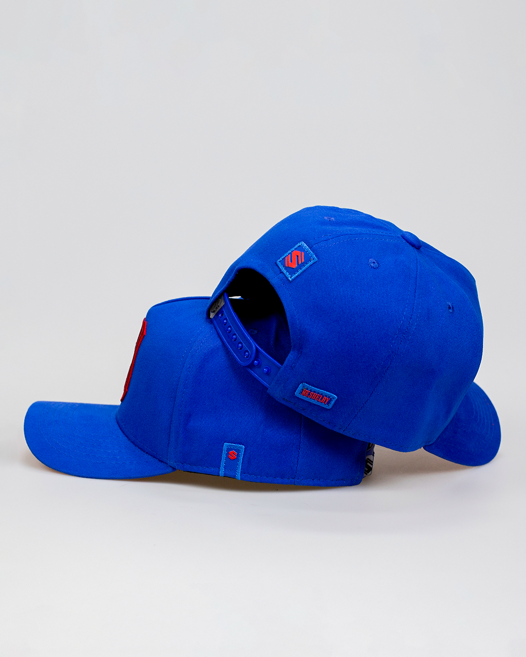 Boné Aba Curva Snapback Mr. Shelby  MS-1 Azul e Vermelho