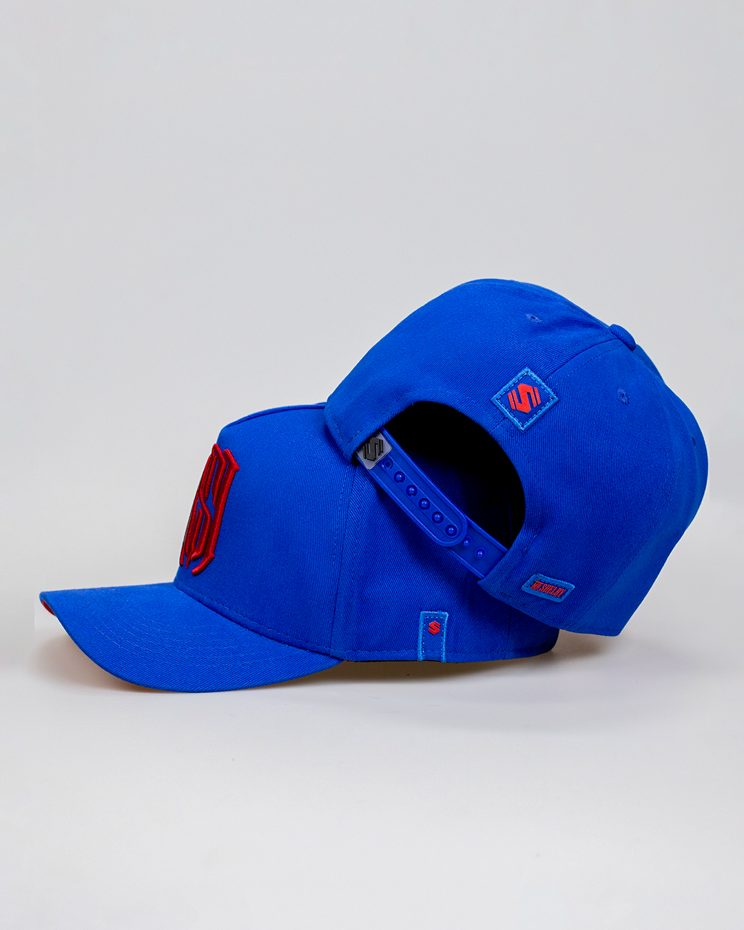Boné Aba Curva Snapback Mr. Shelby  MS-1 Azul e Vermelho