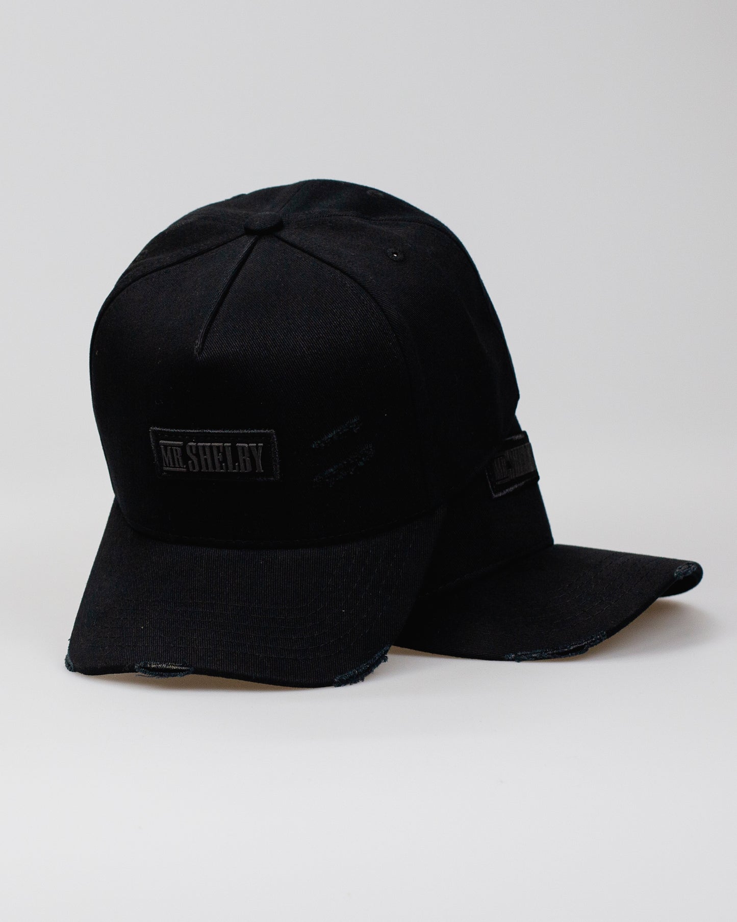 Boné Aba Curva Snapback Mr. Shelby Destroyed All Black