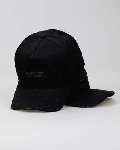 Boné Aba Curva Snapback Mr. Shelby Destroyed All Black