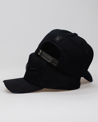 Boné Aba Curva Snapback Mr. Shelby Destroyed All Black