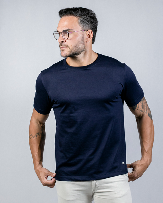 Camiseta Mr. Shelby Pima Edition - Azul Marinho